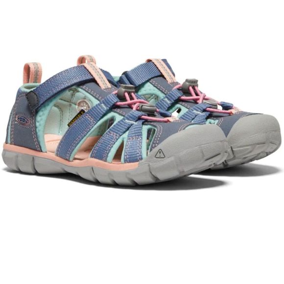 Keen Flint Stone Ocean Wave  Sea Camp II Fisherman Water Sandal Shoes Sz 6 NEW - Picture 3 of 16